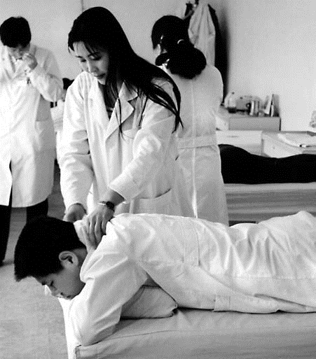 Tuina (massage) treatments at the famous Beiiing Massage Hospital, Beiiing, Pre